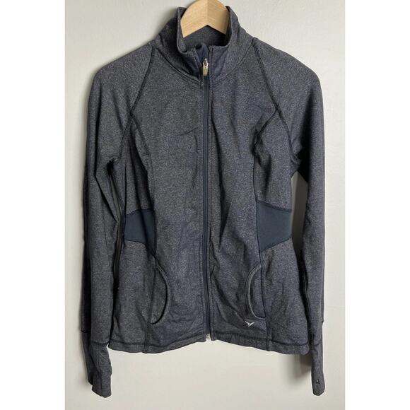 Old Navy Jackets & Blazers - Old Navy Active Full-Zip Compression Jacket Charcoal Gray Size Medium Women’s